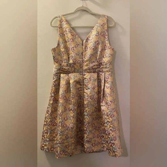 ZAC POSEN for‎ TARGET Floral Print Sleeveless Brocade Mini Dress - Picture 9 of 11